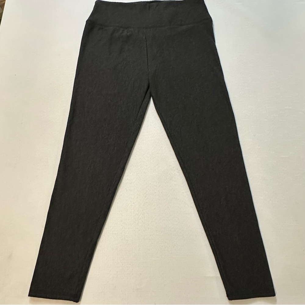 Orvis Leggings Womens XXL Gray Pull On Stretch Yoga Pants Modal Blend Athleisure